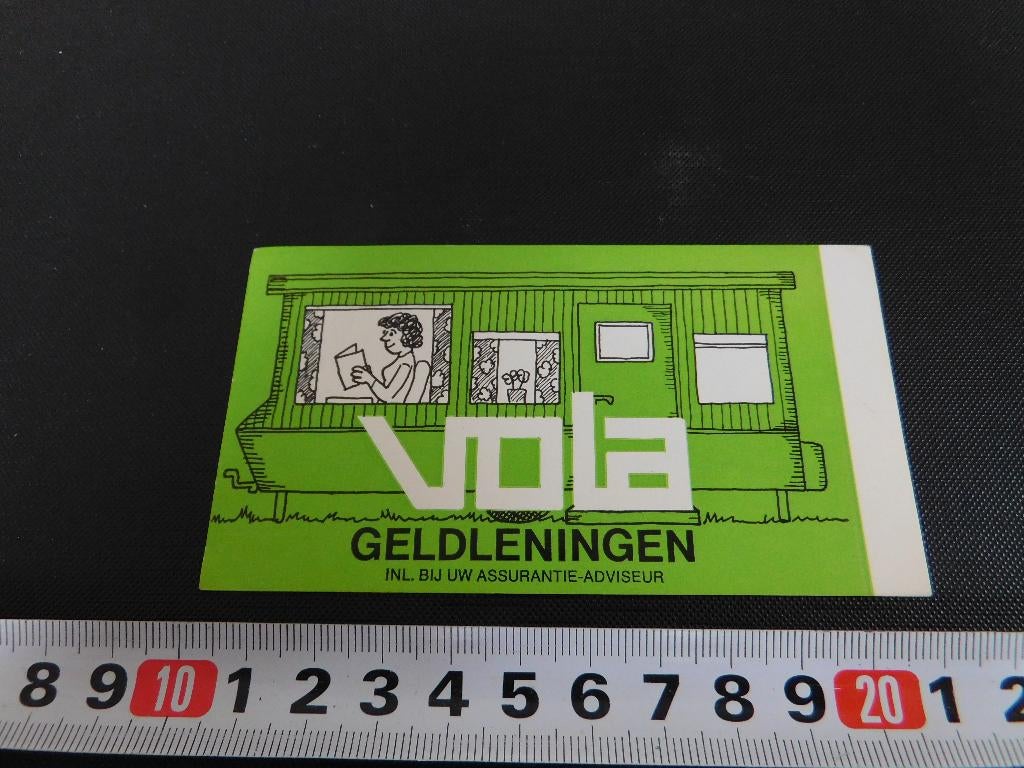 sticker VOLA Geldleningen woonboot GK817 *, Ophalen, Zo goed als nieuw