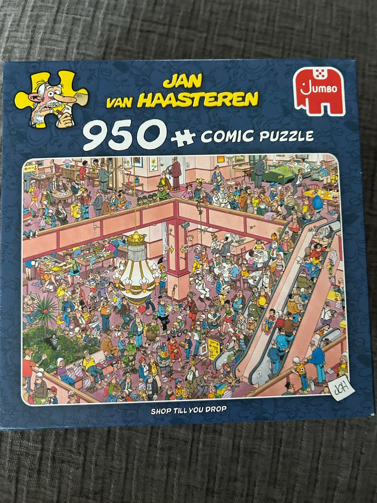 Jan van Haasteren 950+ Comic Puzzel - Shop Till You Drop, Hobby en Vrije tijd, Ophalen of Verzenden, 500 t/m 1500 stukjes, Gebruikt