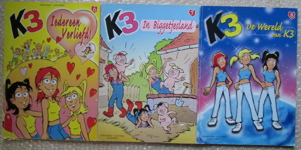 K3 6, 7 & 8 (SC), Meerdere stripboeken, Ophalen of Verzenden, Zo goed als nieuw