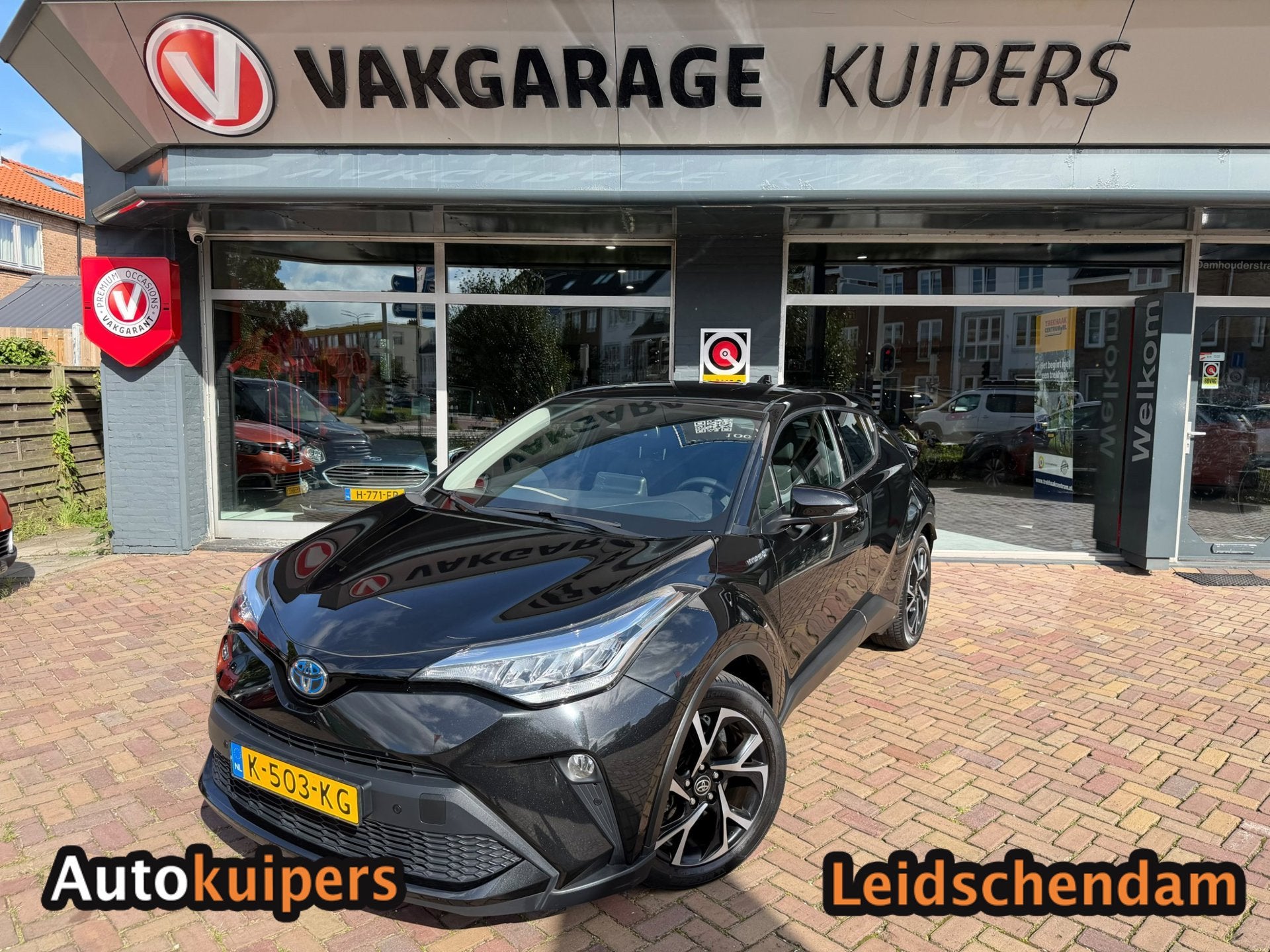 Toyota C-HR 2.0 Hybrid Dynamic - Incl. 12 maanden BOVAG - Ri, Auto's, 4 cilinders, Zwart, Origineel Nederlands, Bedrijf
