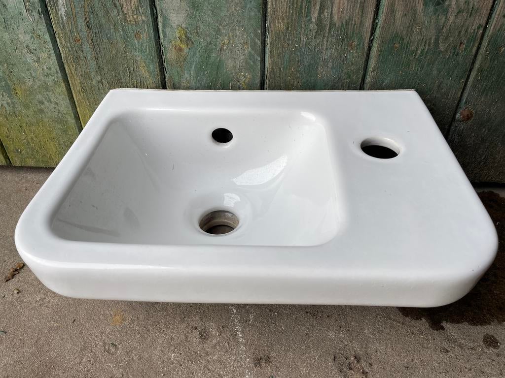 Villeroy & Boch fonteintje - Wit keramiek, Ophalen, Gebruikt, Wastafel