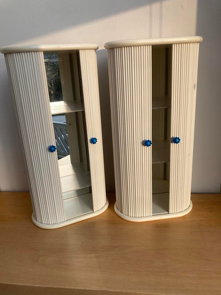 Design IKEA SNYTEN badkamerkastjes met roldeur, Minder dan 50 cm, Gebruikt, Overige typen, Ophalen of Verzenden