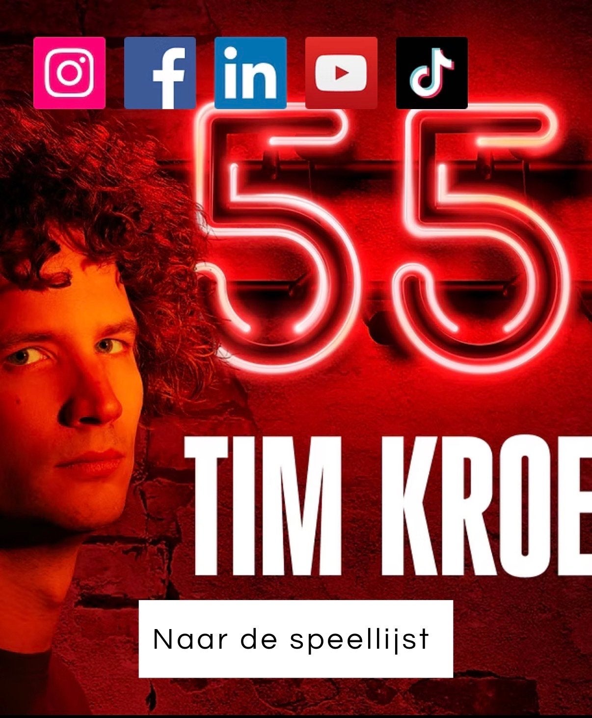 2x Ticket cabaret Tim Kroezen, Twee personen, Februari