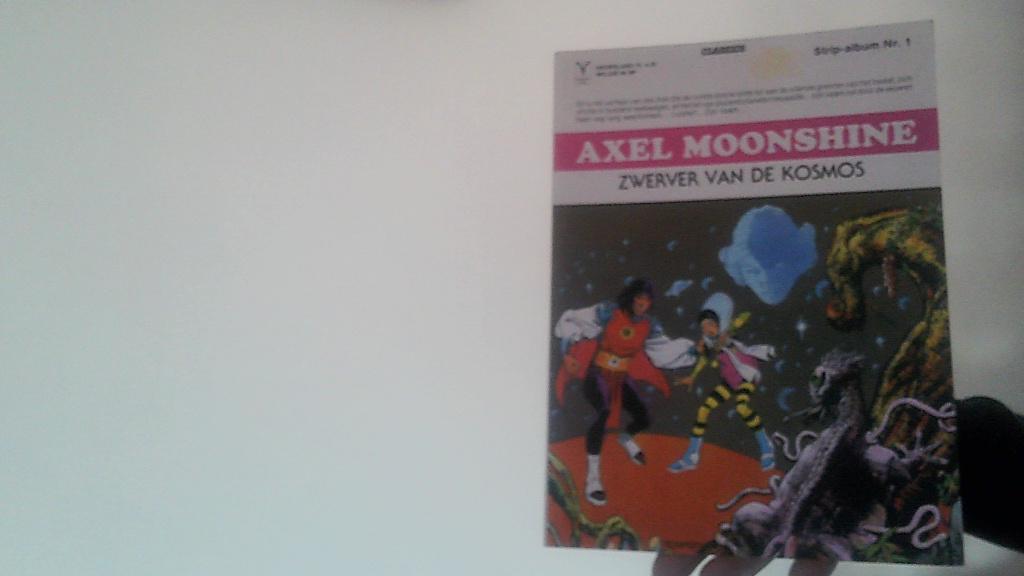 axel moonshine nr 1 zwerver van de kosmos eerste druk, Eén stripboek, Verzenden, Zo goed als nieuw