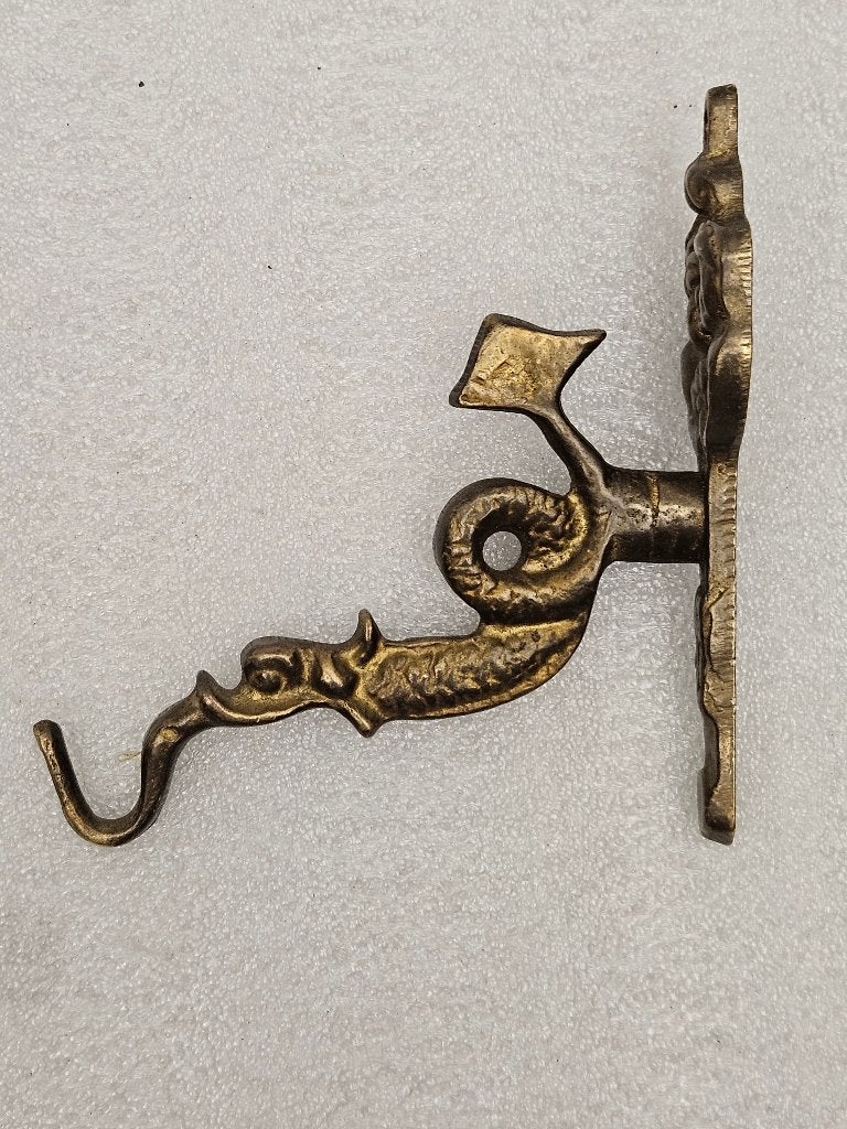Kapstok /muurhaak met mythologische zeedraak of vis (Lot 18), Huis en Inrichting, Wandkapstok, Gebruikt, Ophalen of Verzenden