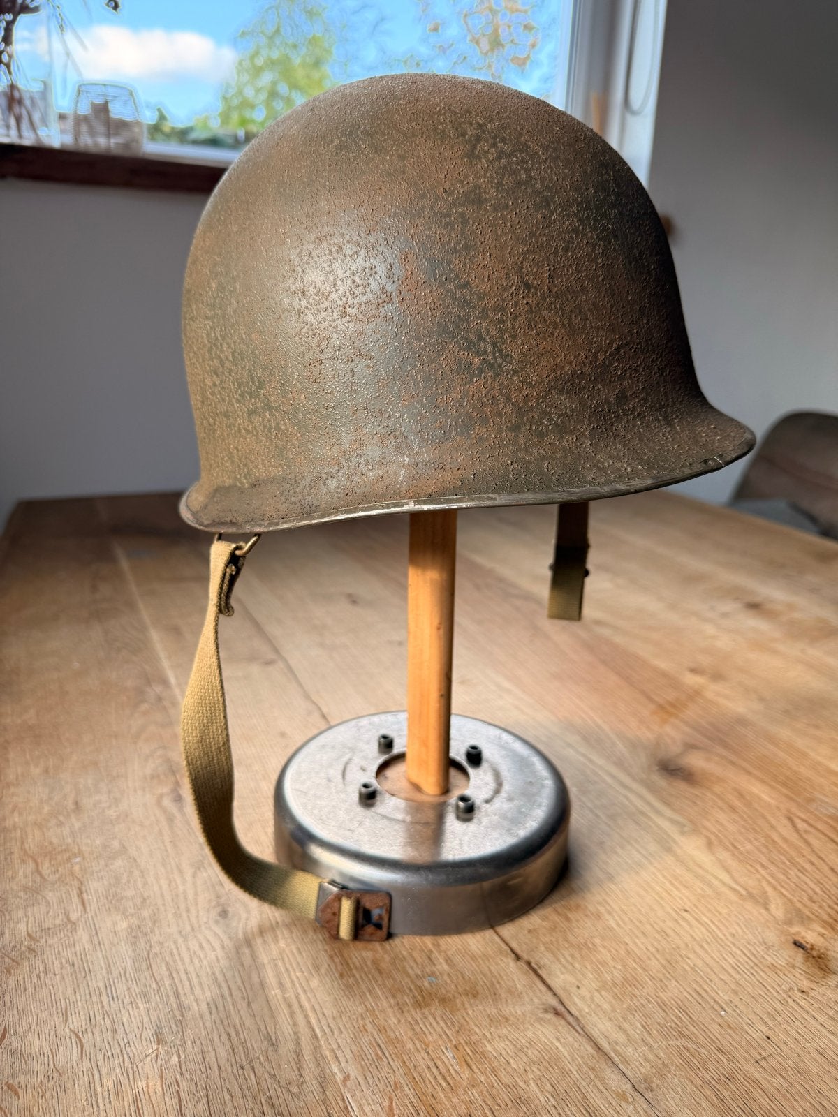 Repro WW2 M1 Helm, Verzamelen, Ophalen of Verzenden, Landmacht, Amerika, Helm of Baret