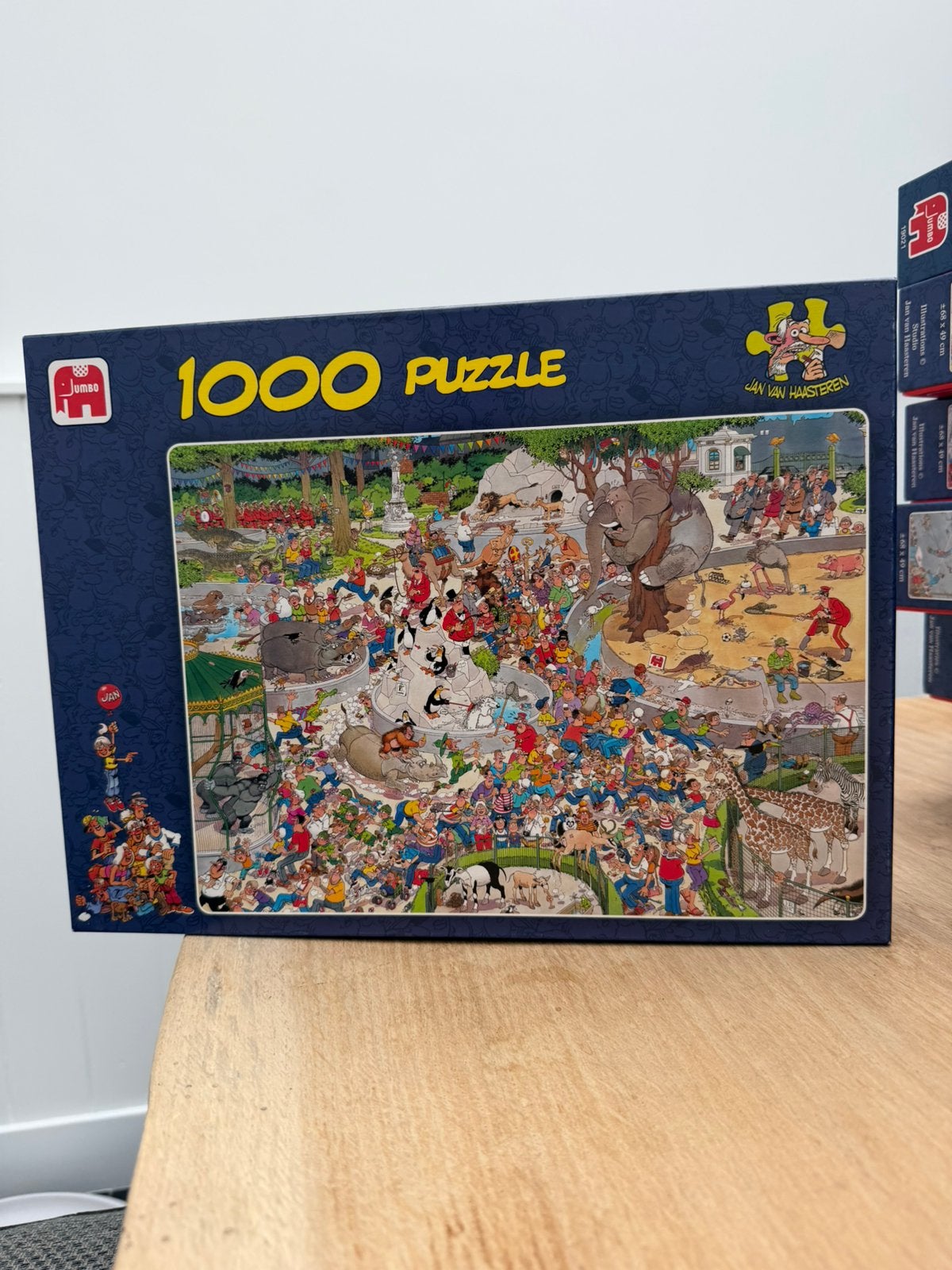 Puzzel van Haasteren 1000 stukjes Dierentuin Artis 2002, Hobby en Vrije tijd, Denksport en Puzzels, Ophalen of Verzenden, 500 t/m 1500 stukjes