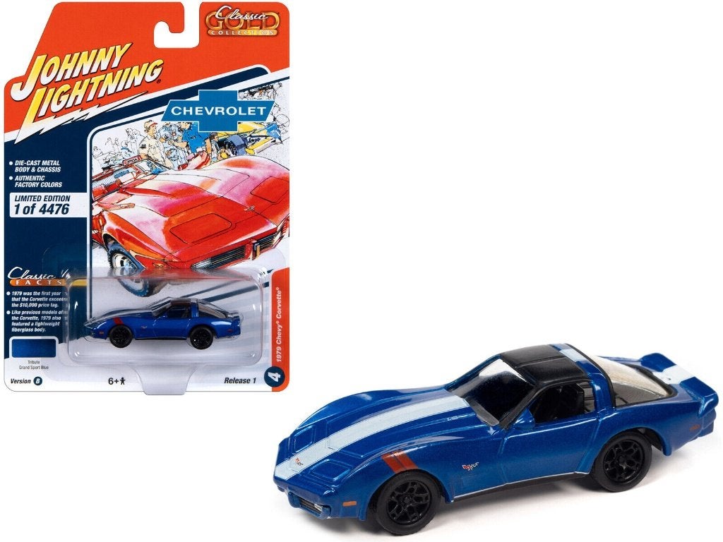 1979 Chevy Corvette van Johnny Lightning, Ophalen of Verzenden, Nieuw, Auto