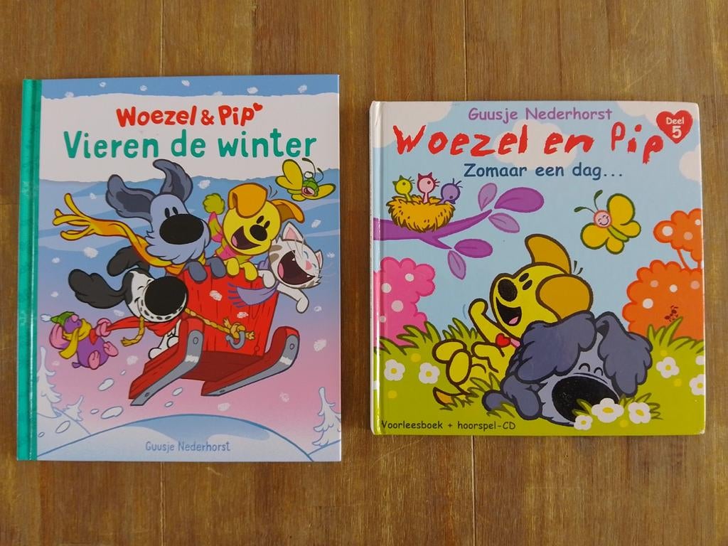 Twee Woezel en Pip boeken, Boeken, Ophalen, Gelezen, Guusje Nederhorst