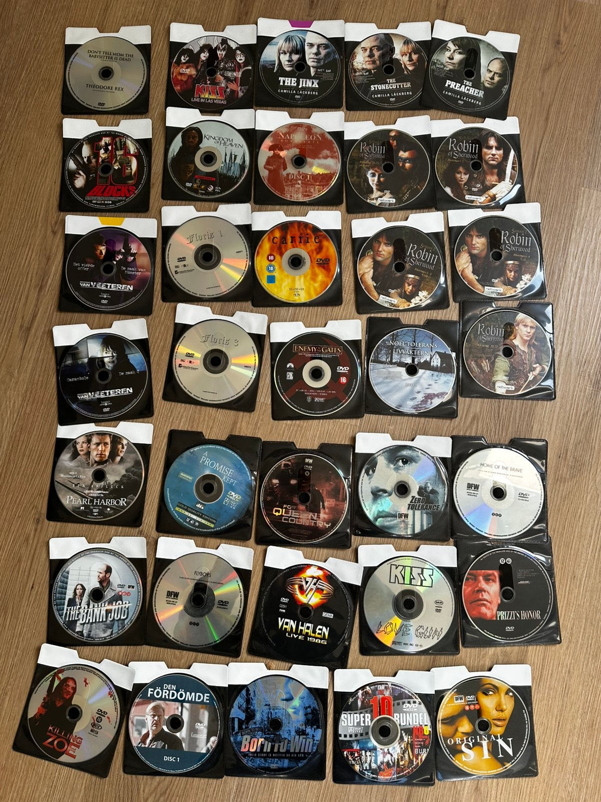 DVD collection + storage case – €10, Vanaf 16 jaar, Ophalen of Verzenden, Zo goed als nieuw, Actie en Avontuur