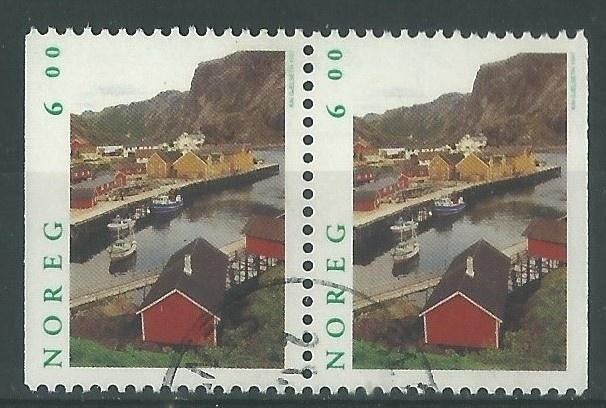 NOORWEGEN 1997 6 Kr. Toerisme, Michel: paar 1248 Dl/Dr, Gest, Verzenden, Noorwegen, Gestempeld
