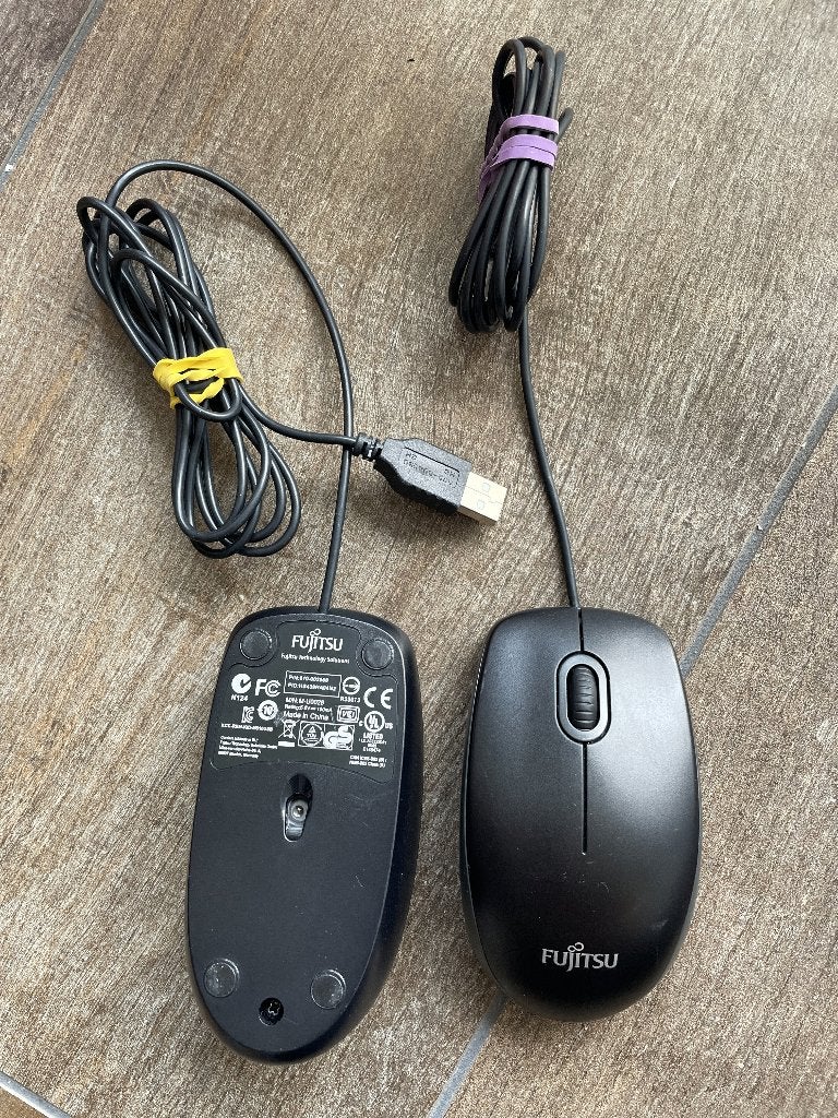 Fujitsu M-U0026 Optical USB Mouse HS439HA04N2, Computers en Software, Muizen, Ophalen of Verzenden, Gebruikt