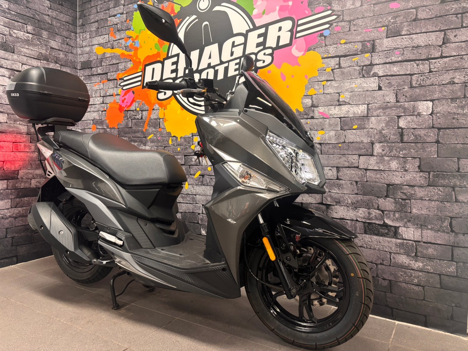 Sym jet 14 bromscooter 2025, Ophalen, Overige modellen, Moteo, Zo goed als nieuw