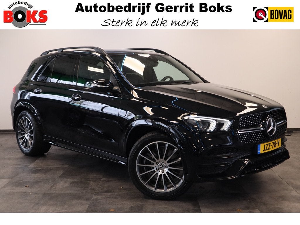 Mercedes-Benz GLE 350 e 4MATIC Premium Plus AMG Burmester 36, Auto's, Mercedes-Benz, Gebruikt, 4 cilinders, Zwart, Bedrijf