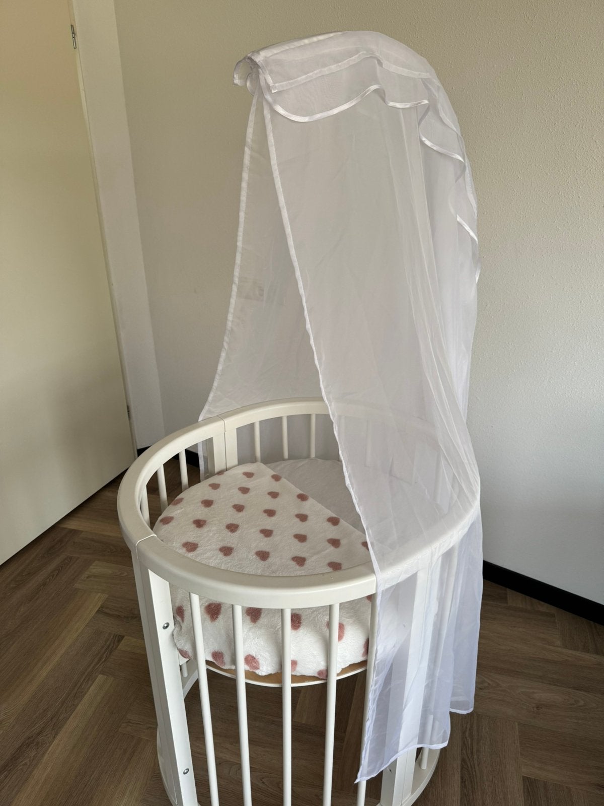 Stokke STYLE sleepi meegroeibed (mini+groot) wit, Kinderen en Baby's, Ophalen, Gebruikt, Ledikant