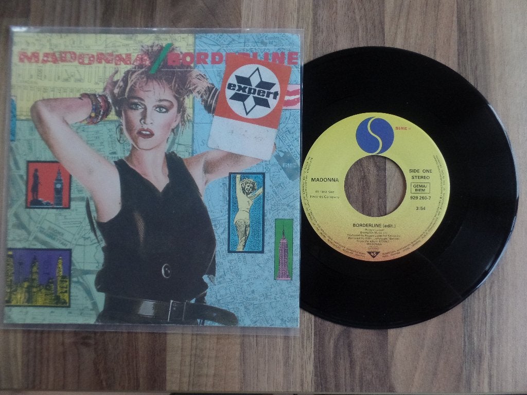 single  Madonna - Borderline, Cd's en Dvd's, Ophalen of Verzenden, Gebruikt, 7 inch, Pop