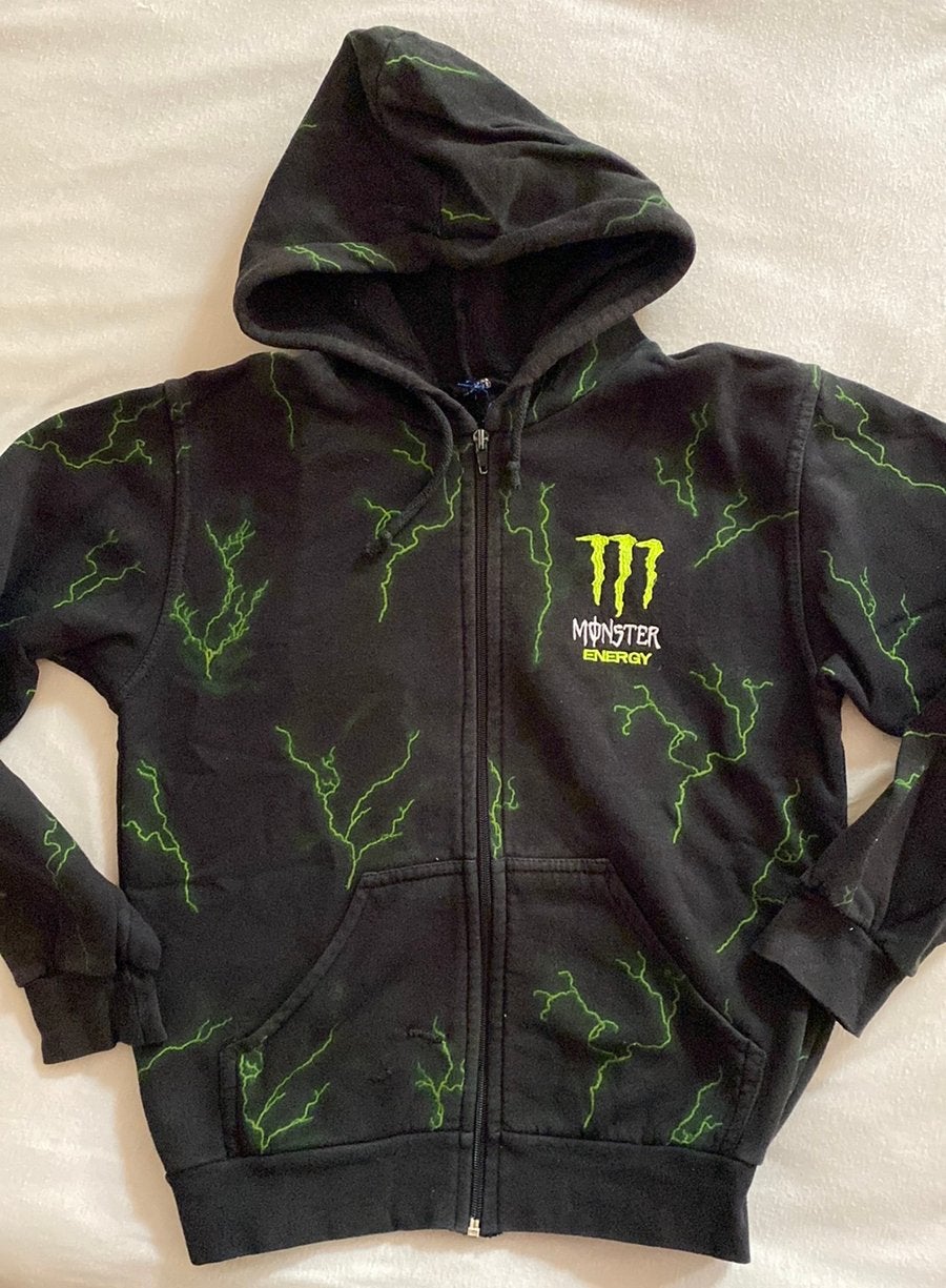 Monster energy vest, Ophalen of Verzenden, Zo goed als nieuw, Jongen of Meisje, Trui of Vest
