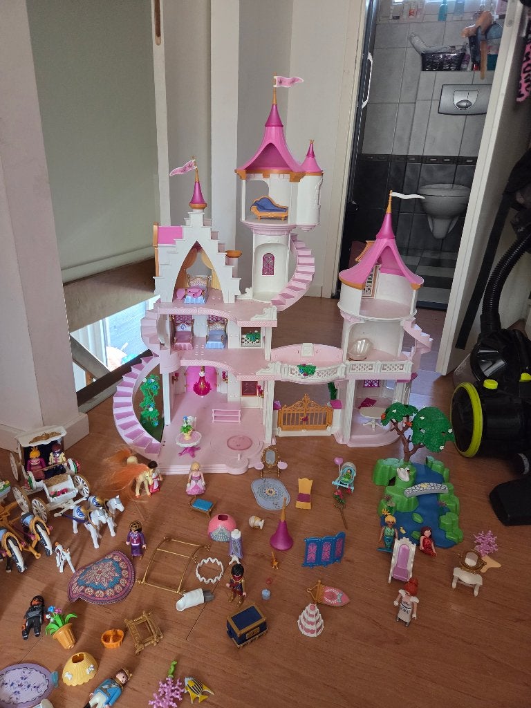 Playmobile prinsessen kasteel met extra's, Ophalen, Zo goed als nieuw