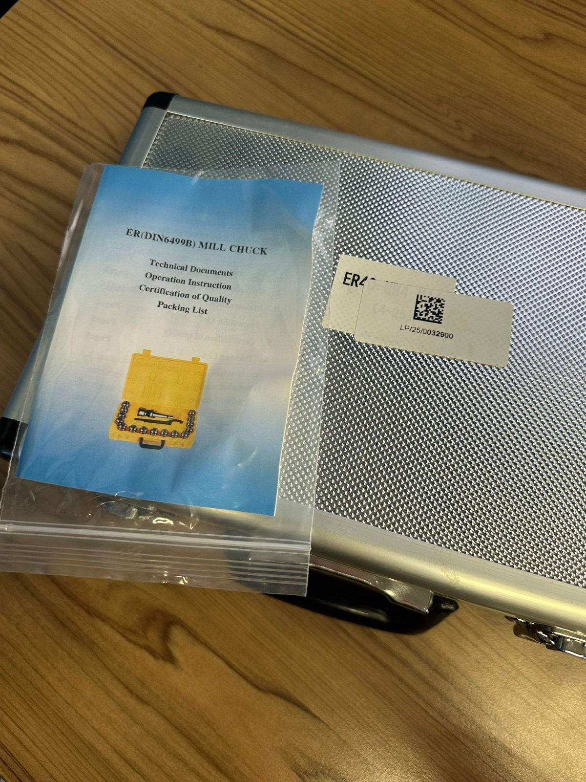 ER (DIN6499B) Mill Chuck Set in Aluminium Koffer, Ophalen of Verzenden, Nieuw, Elektrisch, Overige soorten