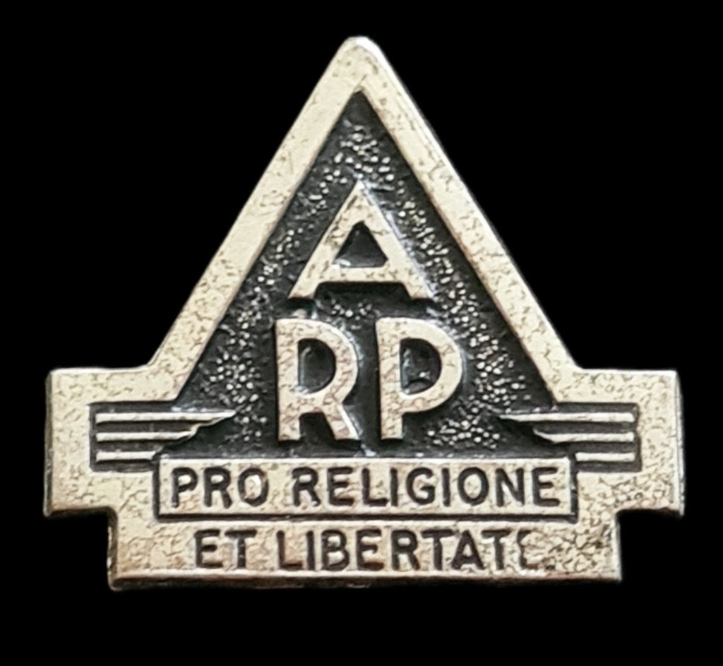 ARP -Anti Revolutiaire Partij speld, Verzenden, Nieuw, Stad of Land, Speldje of Pin