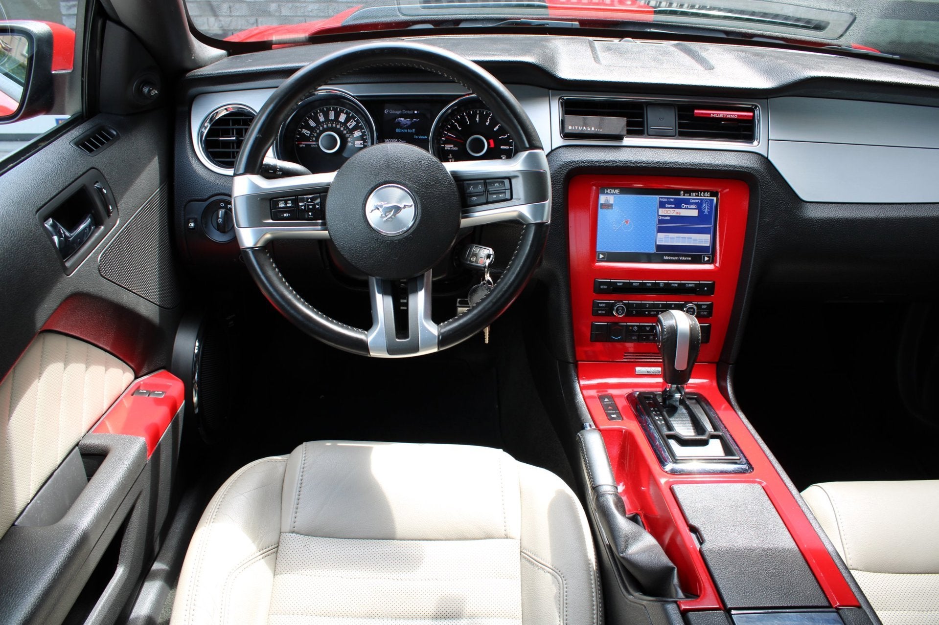 Ford USA Mustang 3.7 V6 GT, Shelby uitvoering, top staat! LP, Automaat, Gebruikt, 4 stoelen, Leder