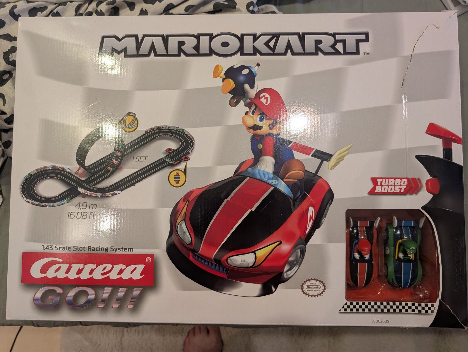 Carrera Go!!! Mario Kart Racebaan - Nieuwstaat, Racebaan, Carrera, Ophalen of Verzenden, Zo goed als nieuw
