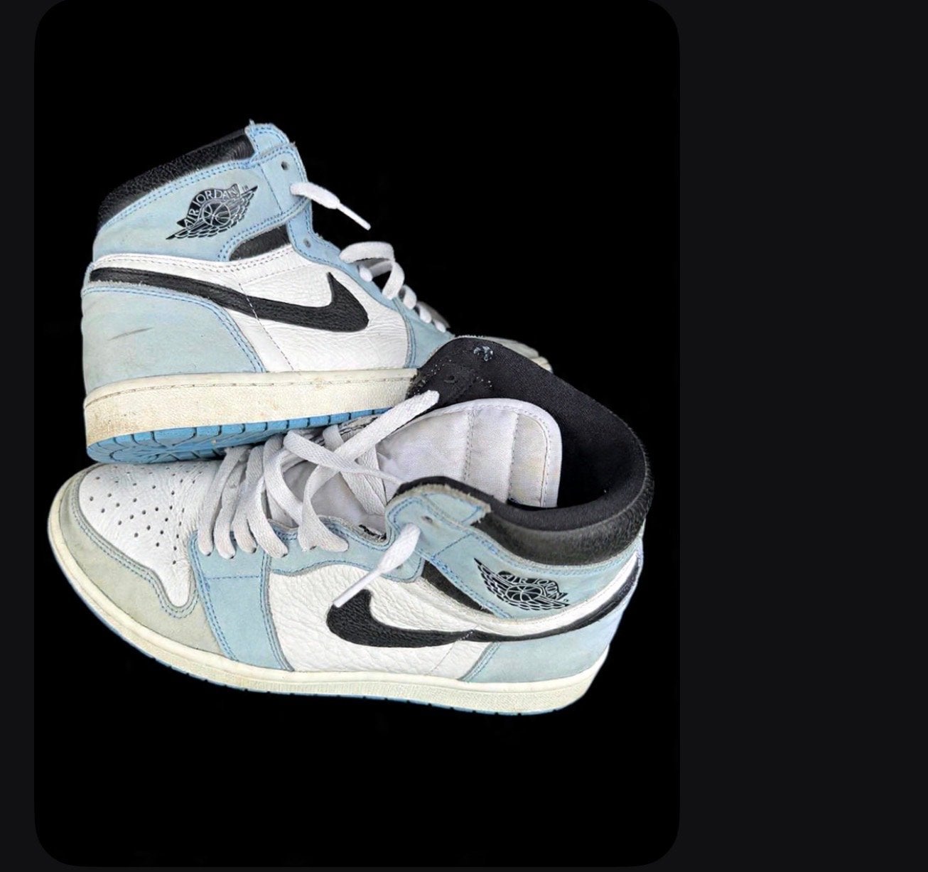 Nike Air Jordan 1 High University Blue - Maat 45, Ophalen of Verzenden, Gedragen, Blauw, Sneakers of Gympen