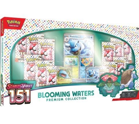 Pokémon 151 Blooming Waters Premium Collection Mint, Hobby en Vrije tijd, Verzamelkaartspellen | Pokémon, Ophalen of Verzenden