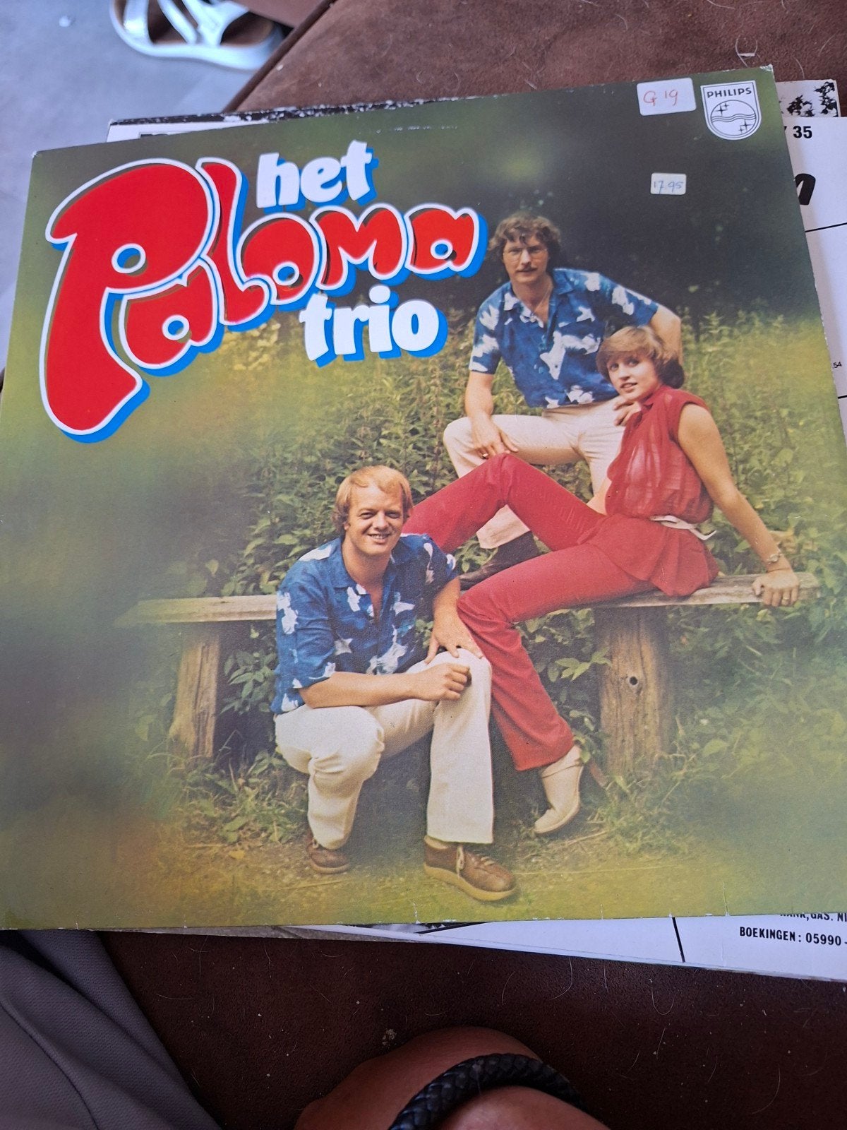 lp het paloma trio, Verzenden, Zo goed als nieuw, Overige formaten, Levenslied of Smartlap