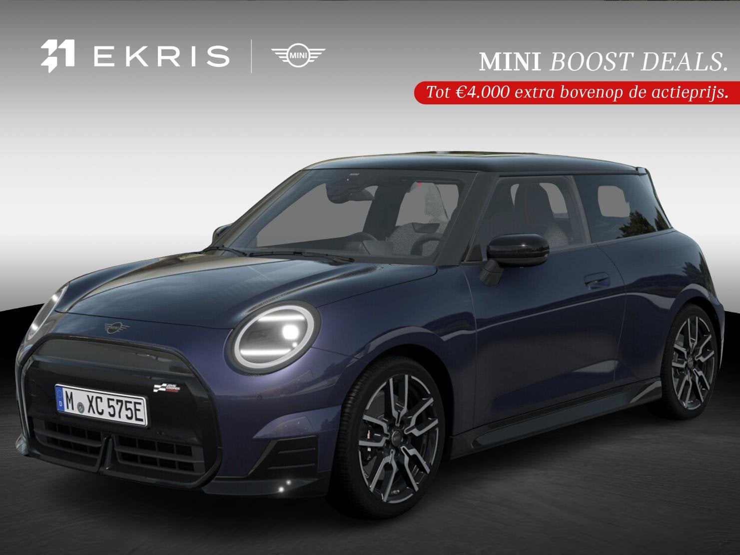 MINI 3-Deurs Cooper E John Cooper Works | Pakket M, Auto's, Mini, Stof, 41 kWh, Nieuw, 184 pk