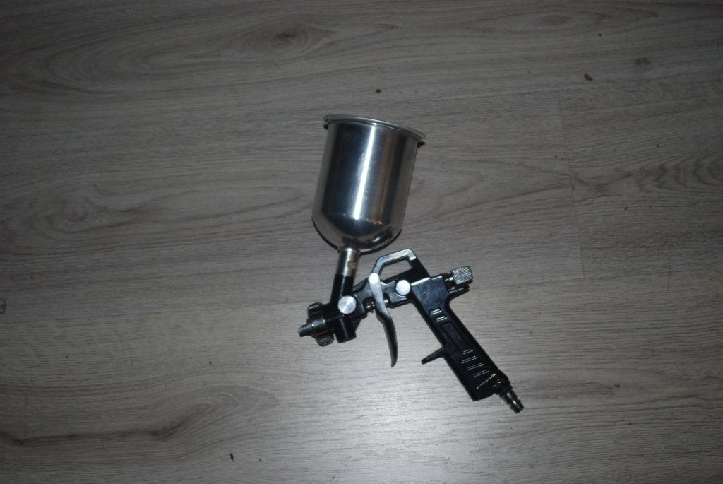 luchtdruk verfpistool, Ophalen of Verzenden, Zo goed als nieuw, Verfspuit of Verfpomp