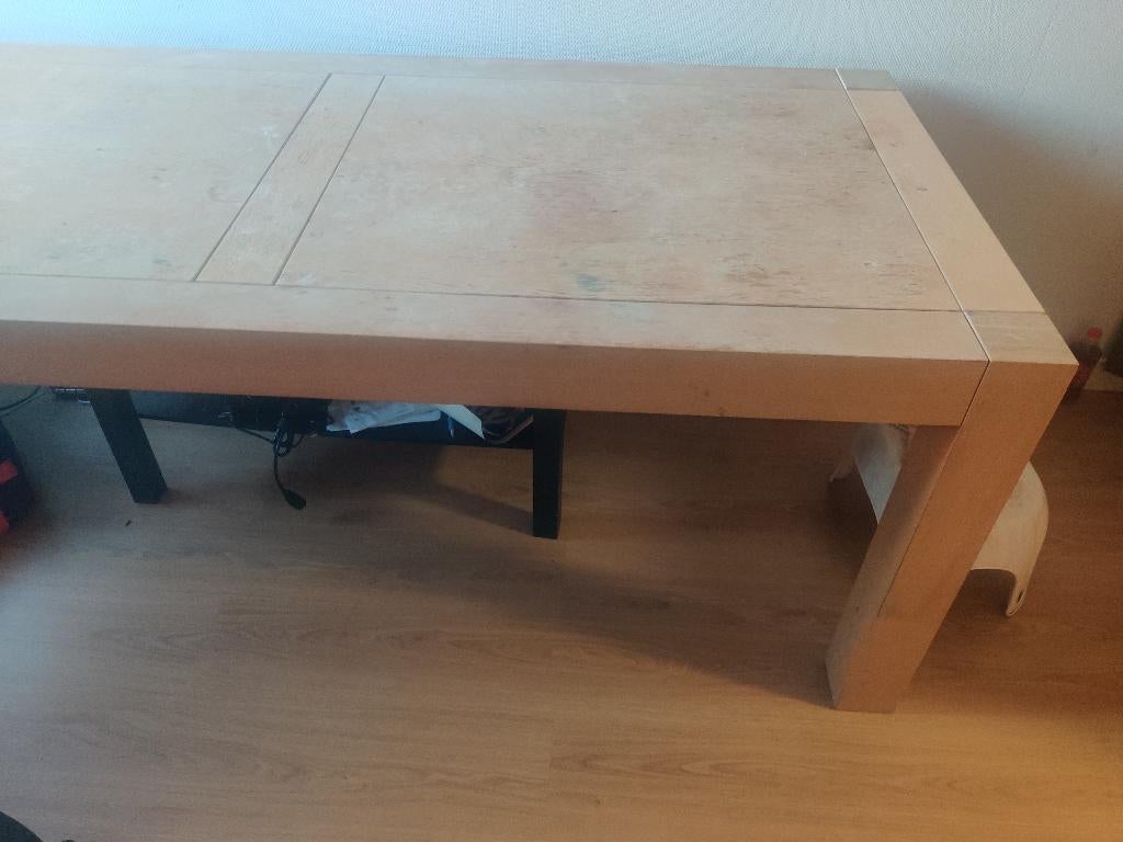 Office desk with chair, Huis en Inrichting, Bureaus, Ophalen, Bruin, Zo goed als nieuw, Overige merken