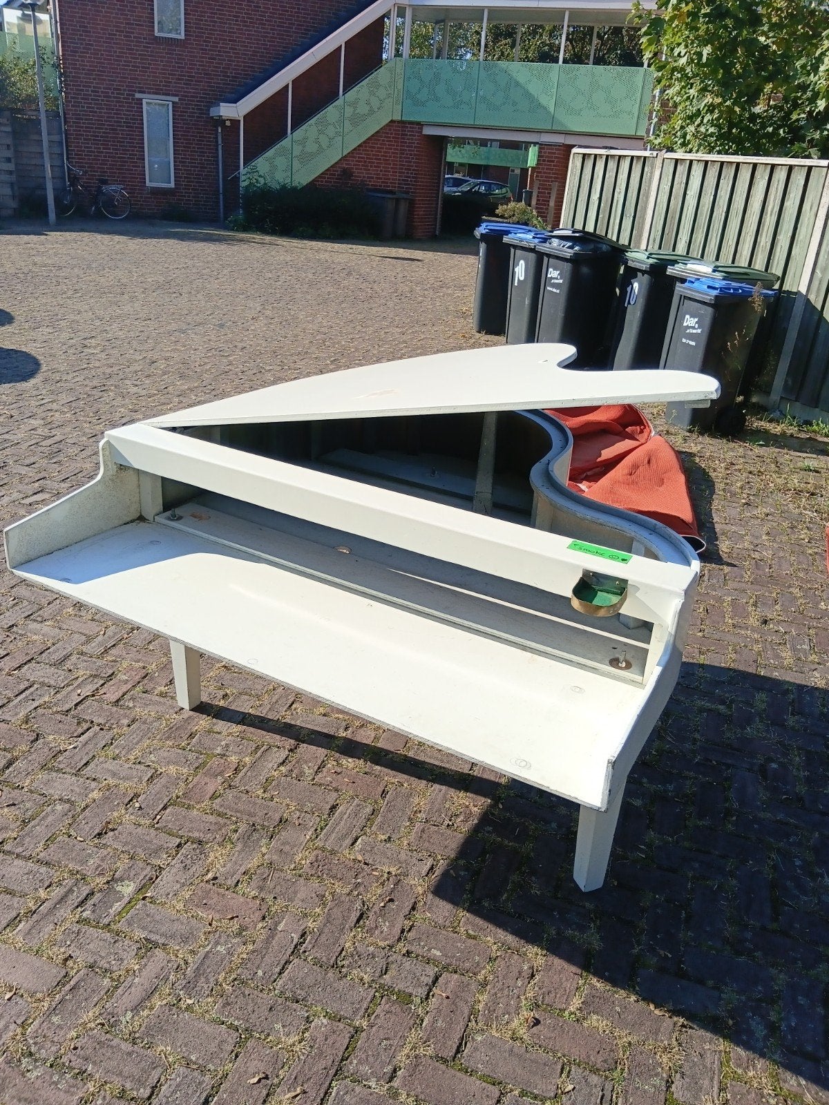 Queen Piano shell - Ideaal voor  coverbands, Ophalen, Gebruikt, Wit, Overige typen