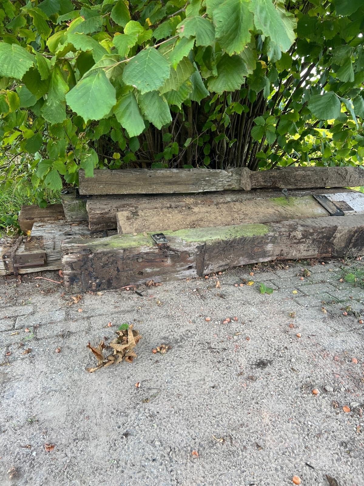 Gratis af te halen. Gebruikte spoorbielzen in goede staat, Ophalen, Gebruikt, Hout, Biels