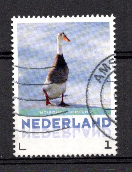 gestempeld zegel. persoonlijke: uit vel van 3. loopeend, Verzenden, Na 1940, Gestempeld