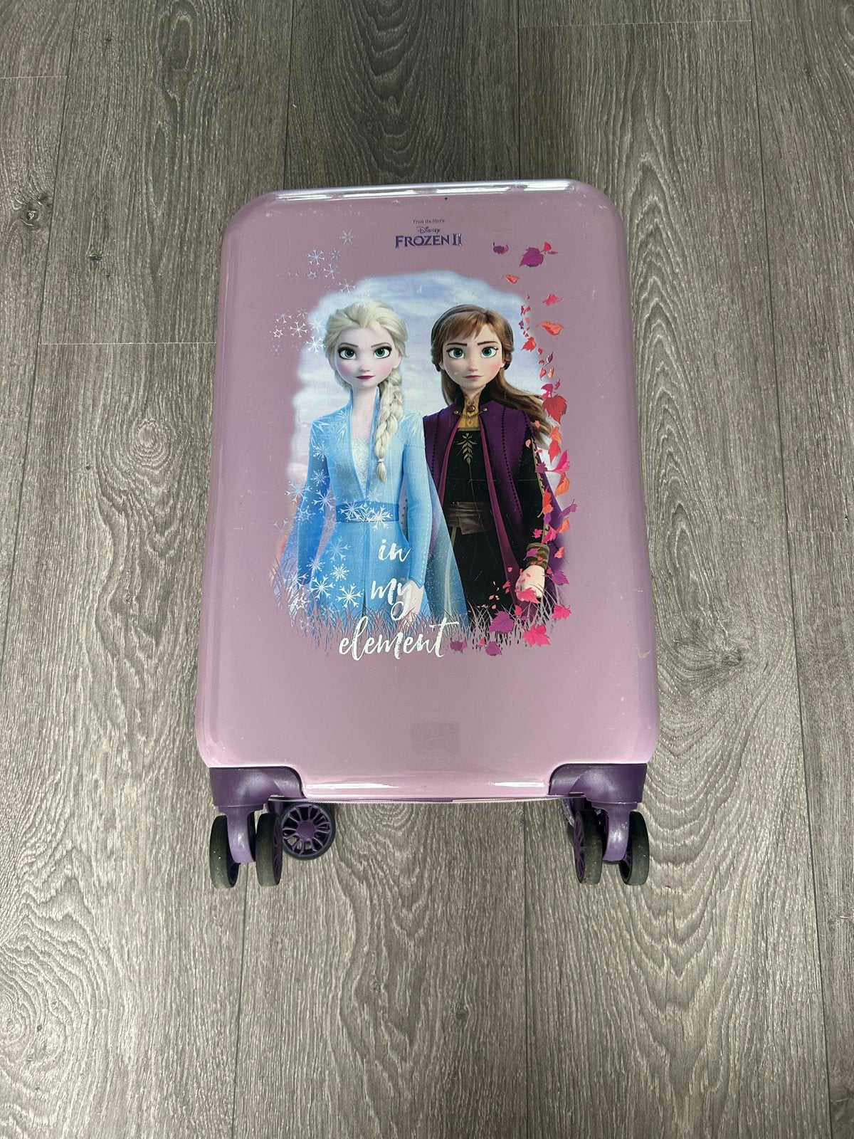 Disney Frozen 2 Trolley Koffer - Lila/Paars - 35x55x20cm, Ophalen, 40 tot 60 cm, Gebruikt, 20 tot 30 cm