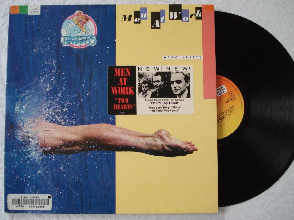Men at Work - Two hearts, Ophalen of Verzenden, 1980 - 1989, Gebruikt, 12 inch