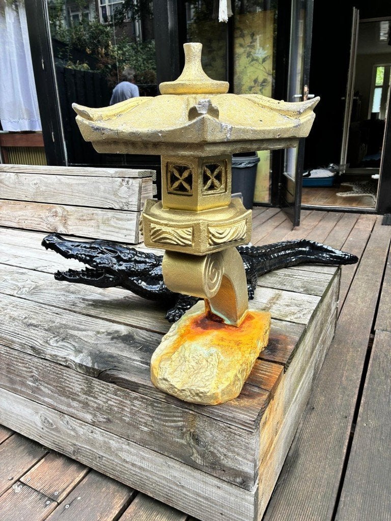Japanse pagode voor binnen of buiten, Ophalen of Verzenden, Gebruikt, Overige materialen, Overige typen