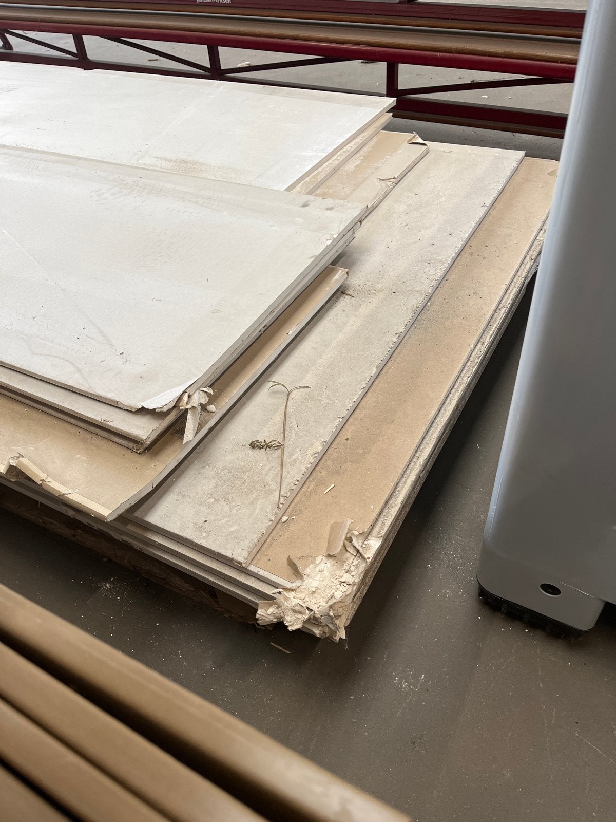 Gipsplaten - Diverse afmetingen, Ophalen, Gebruikt, Overige materialen, Minder dan 20 mm