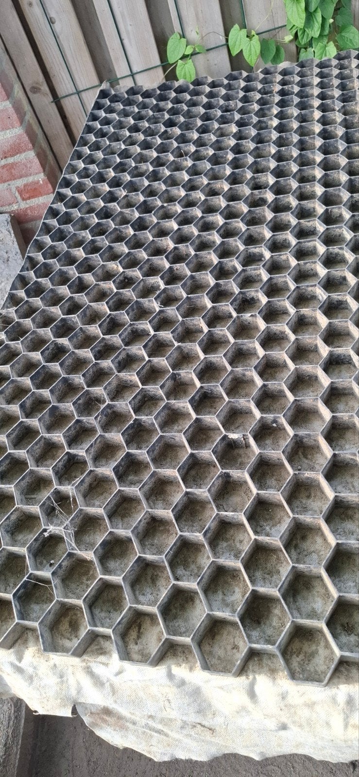 Grindmatten - 5 grote en diverse kleinere stukken, Tuin en Terras, Ophalen, Overige materialen, Gebruikt, Zwart