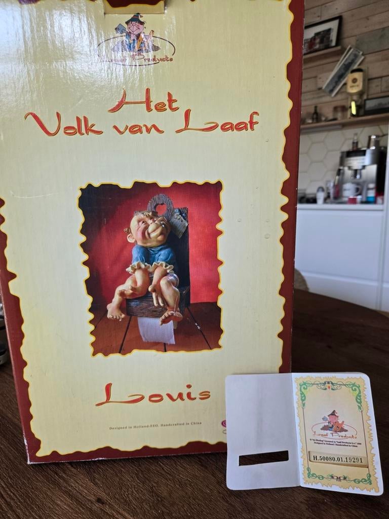 Laaf wc. Louis beeldje, nieuw in doos, Verzamelen, Ophalen of Verzenden, Nieuw, Beeldje of Poppetje