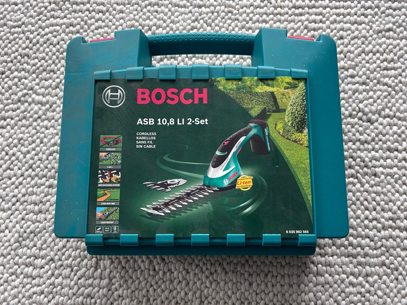 Bosch Accu Buxus- en Grasschaar ASB 10,8 LI - Zo goed als ni, Ophalen of Verzenden, Gebruikt, Accu
