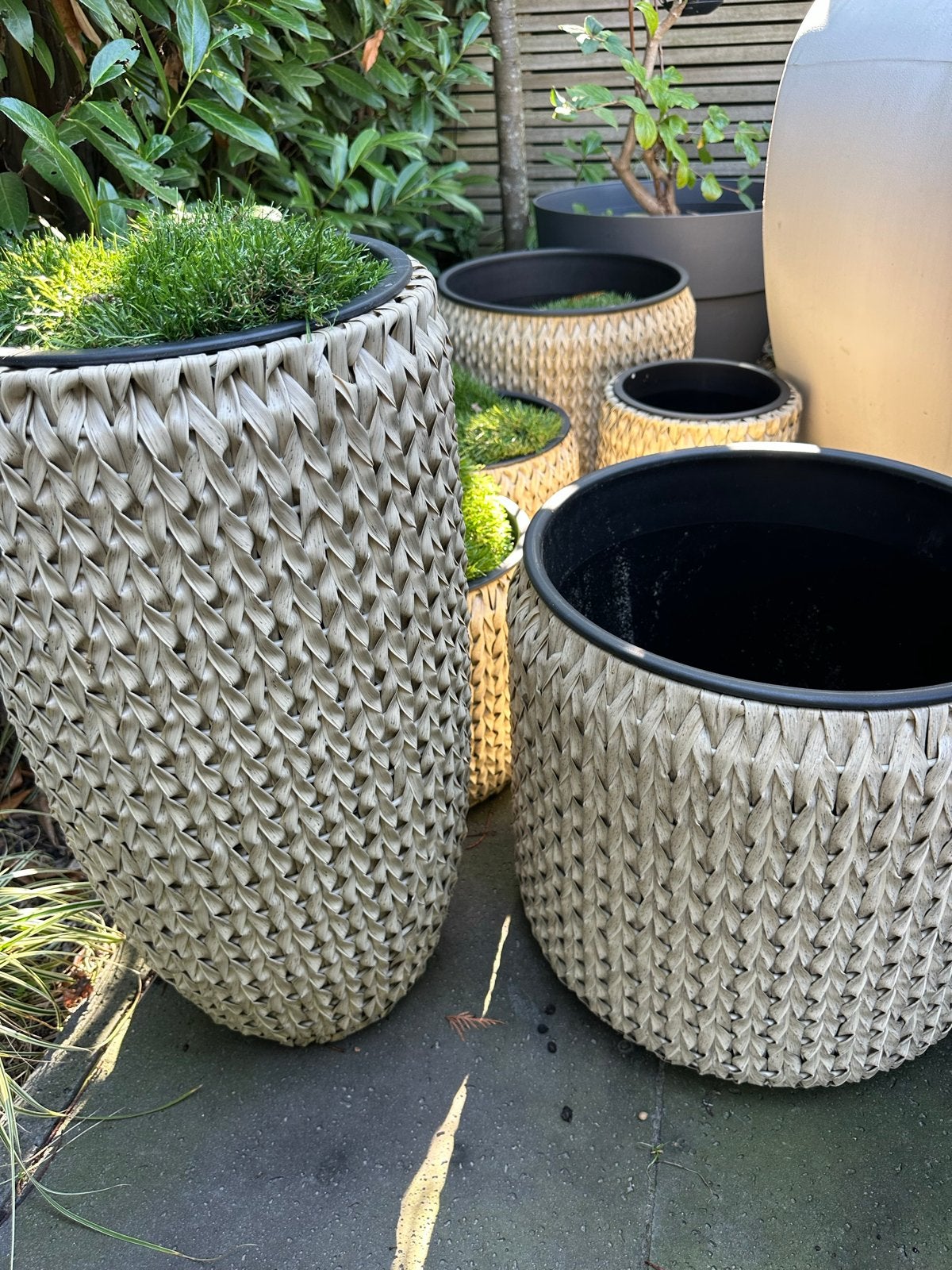 Diverse maten plantenbakken voor buiten, Ophalen, Zo goed als nieuw, Overige materialen, Balkon
