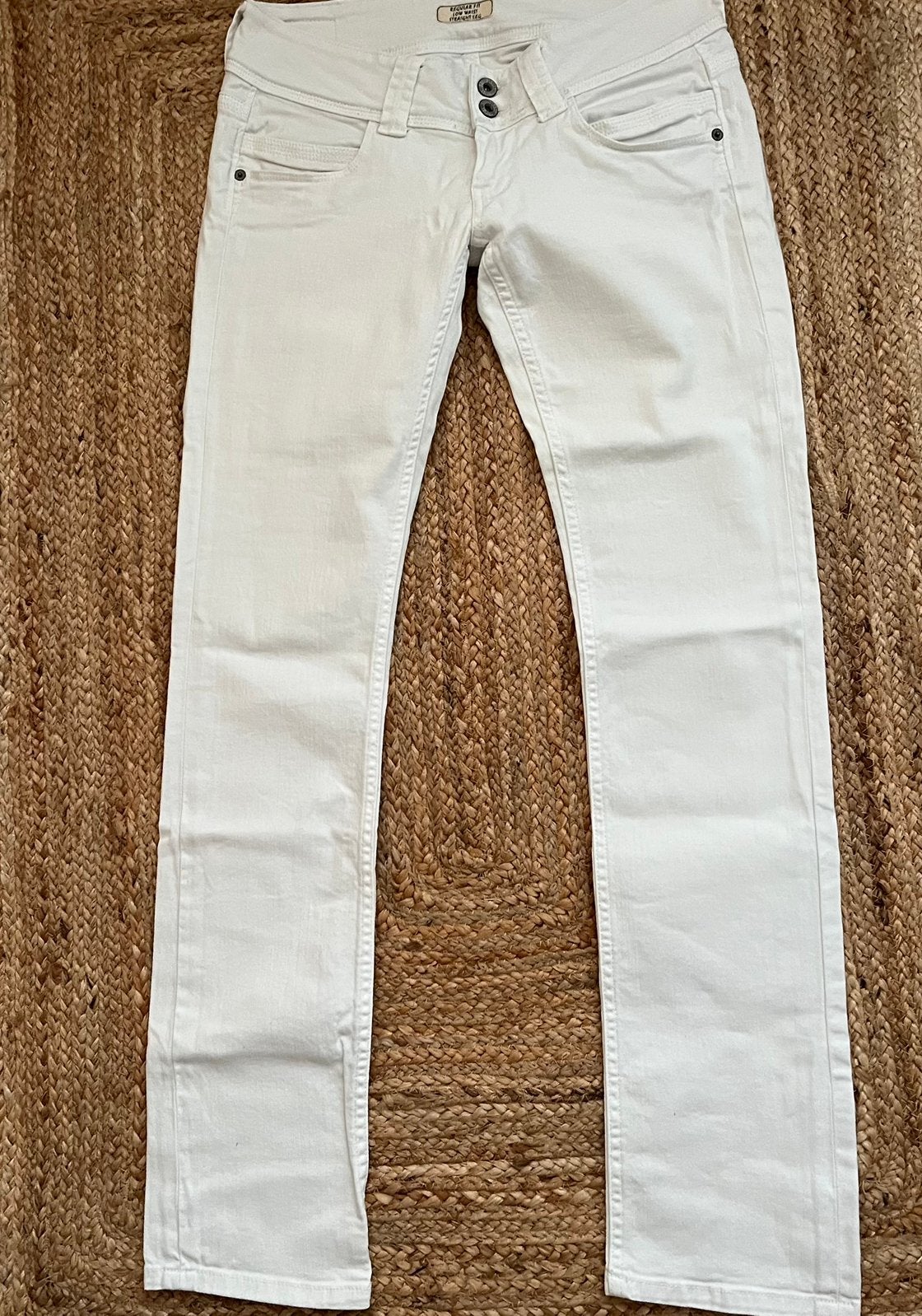 Nieuw witte Pepe jeans spijkerbroek 29/32, Venus, Verzenden, Nieuw, Wit, W28 - W29 (confectie 36)