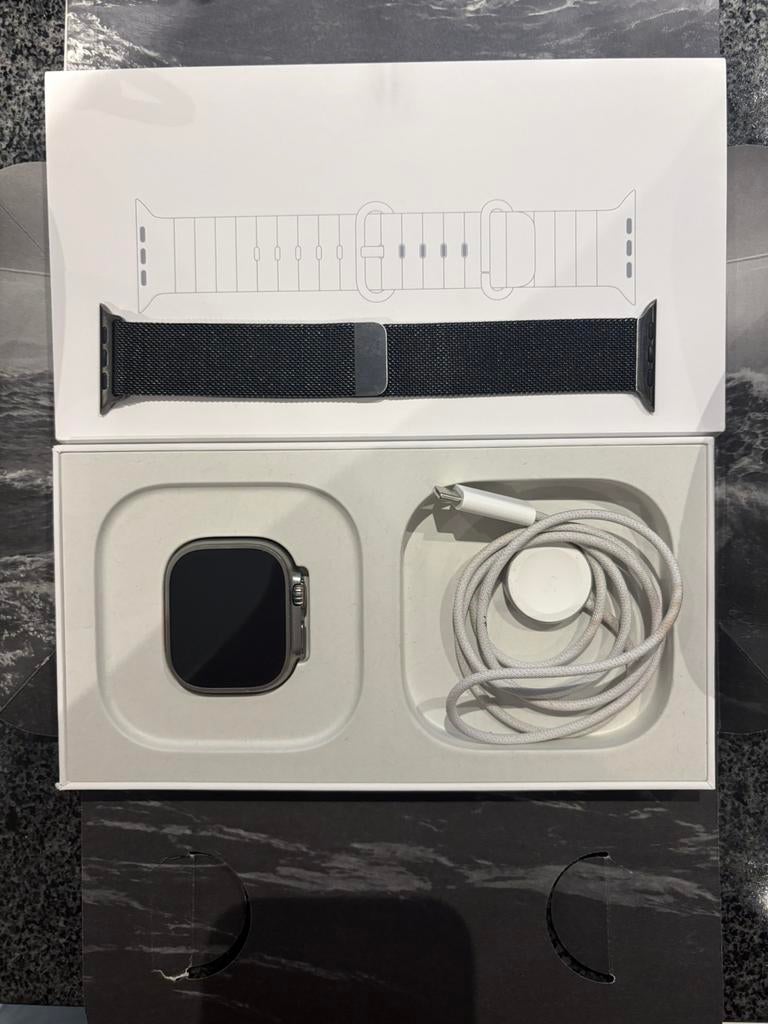 Apple watch ultra 2 z.g.a.n batterijconditie 100%, Telecommunicatie, Mobiele telefoons | Apple iPhone, Ophalen, Zo goed als nieuw