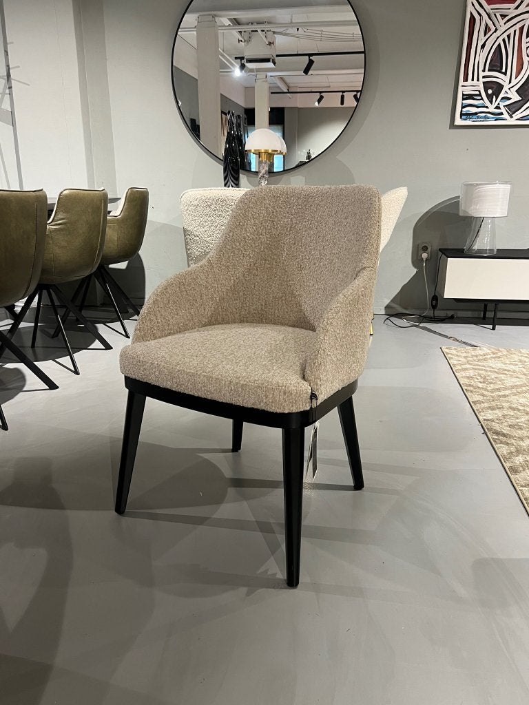 Eichholtz eetkamerstoel Costa | Kempton beige, Huis en Inrichting, Overige kleuren, Delfweg 52 2211 VN Noordwijkerhout, Eichholtz