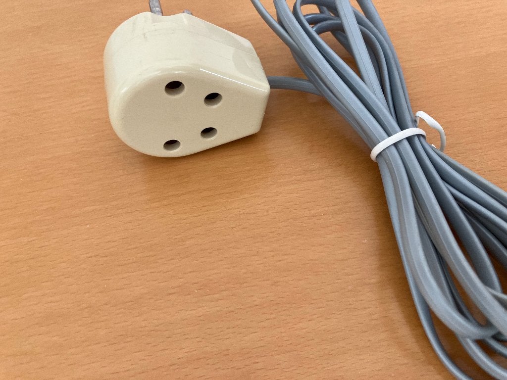 Telefoonkabel met PTT stekker  , Ophalen of Verzenden, Gebruikt