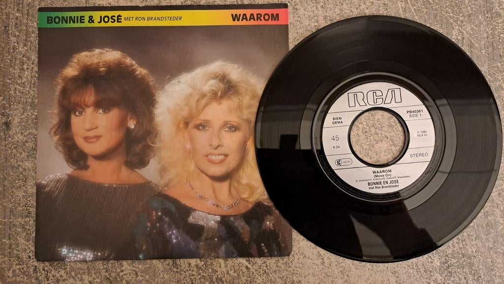 Bonnie & Jose  - waarom, Gebruikt, 7 inch, Single, Nederlandstalig