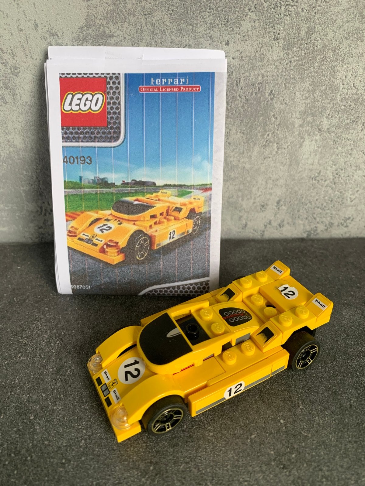 LEGO Ferrari 40193 Shell V-Power Racers, Ophalen of Verzenden, Zo goed als nieuw