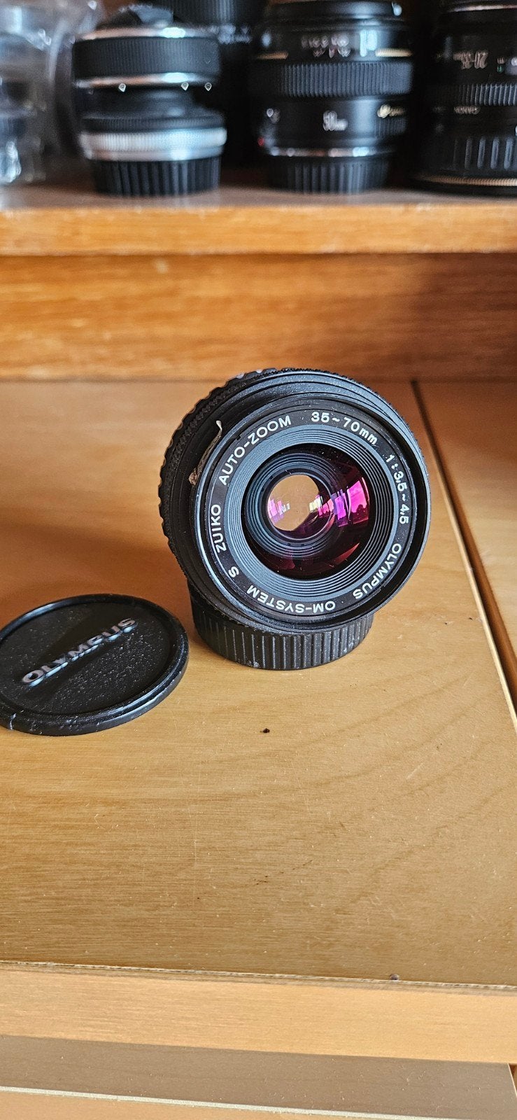 Zuiko 35-70mm Olympus OM zoomlens, Audio, Tv en Foto, Fotografie | Lenzen en Objectieven, Ophalen of Verzenden, Telelens